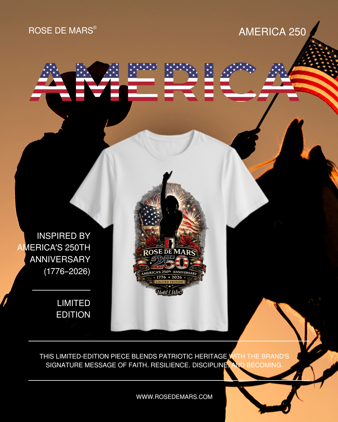 🇺🇸 Rose De Mars® Commemorative Edition Tee